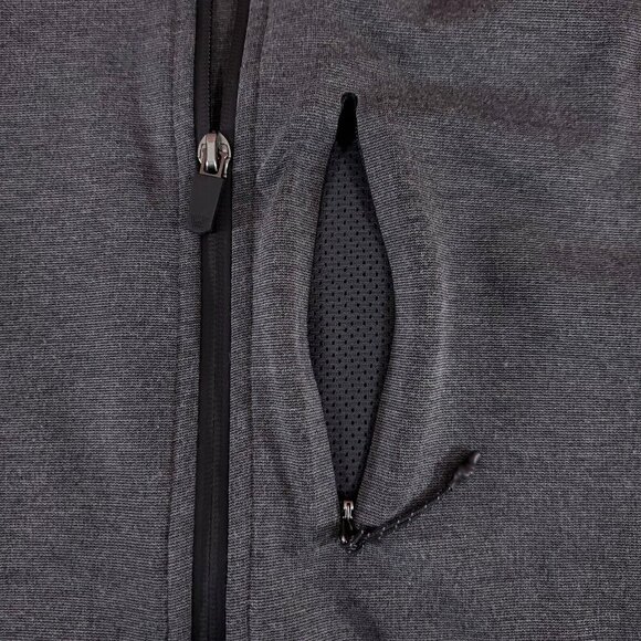 Mack Weldon Mens Size XL Atlas Full Zip Jacket Gray Athleisure Performance - Picture 8 of 16